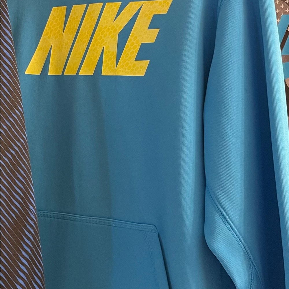 Nike Blue/yellow Hoodie